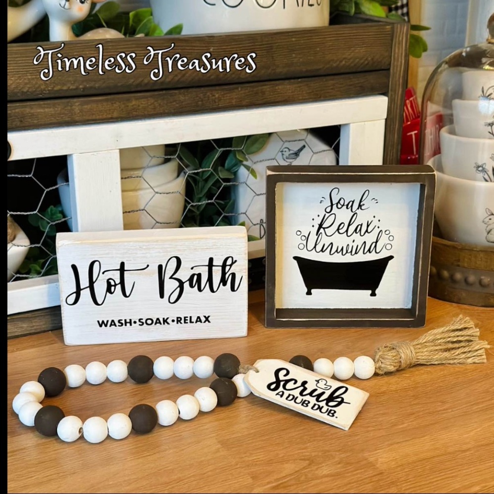 Bath Decor Set of 3